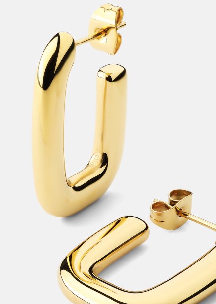 Ohrring Golden Flow - 18k Vergoldet