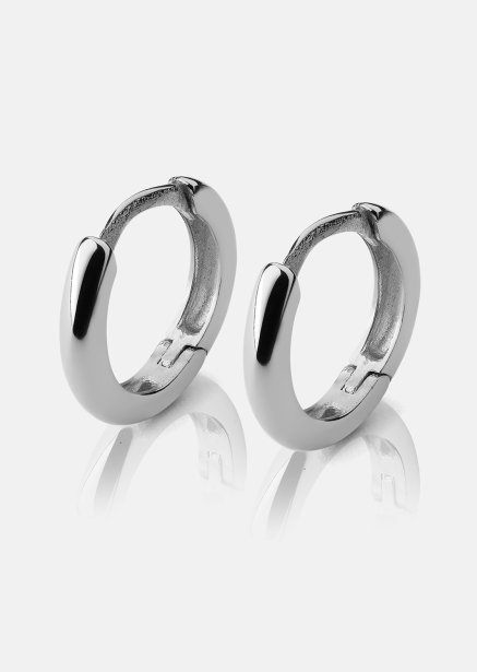 Ohrringe Mini Hoops - Versilbert