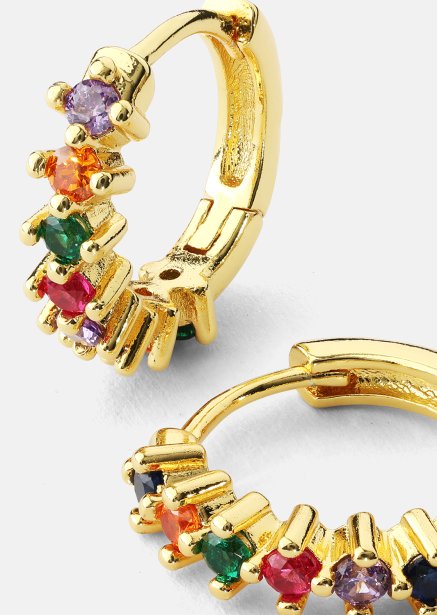 Ohrring Multicolor Shine- 18k Vergoldet