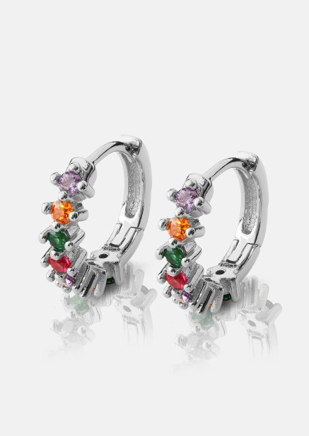 Ohrring Multicolor Shine- Versilbert
