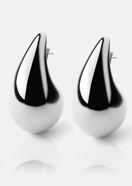 Ohrring Liquid Glow - Versilbert