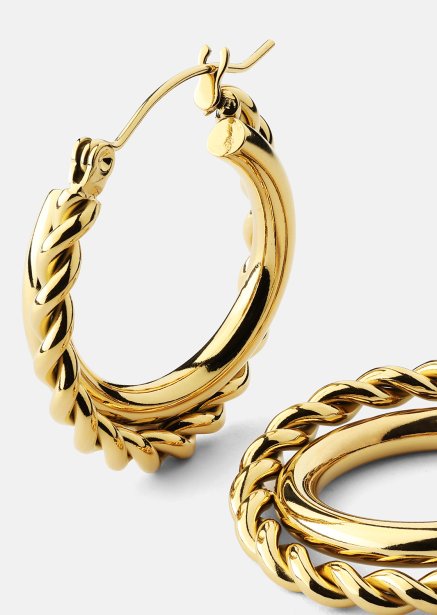 Ohrringe Twist Elegance – 18k Vergoldet