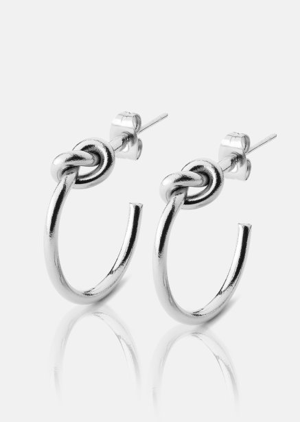 Loop Ohrringe – Versilbert