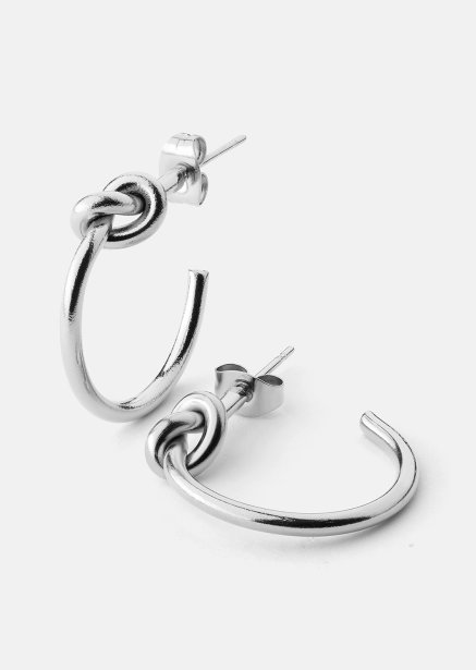 Loop Ohrringe – Versilbert