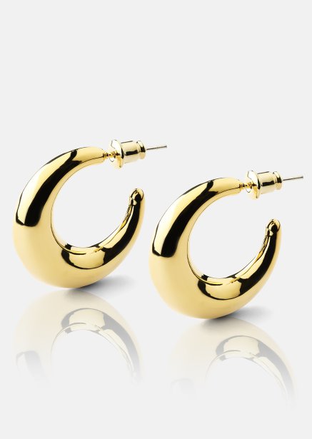 Loop Ohrringe – 18k Vergoldet