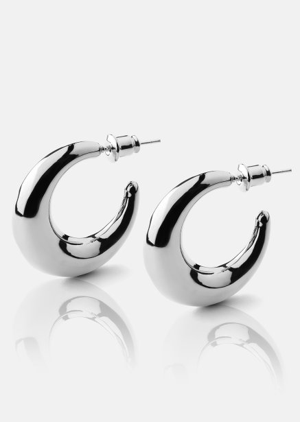 Loop Ohrringe – Versilbert
