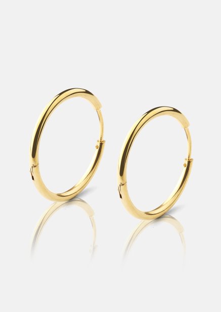 Ohrring Classic Medium - 18k Vergoldet