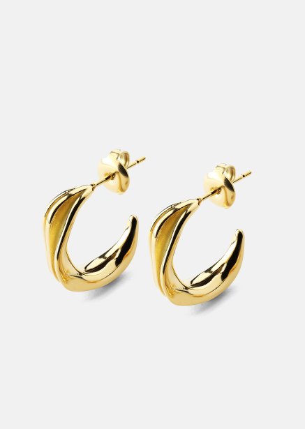 Ohrringe Gleaming Flow - 18k Vergoldet