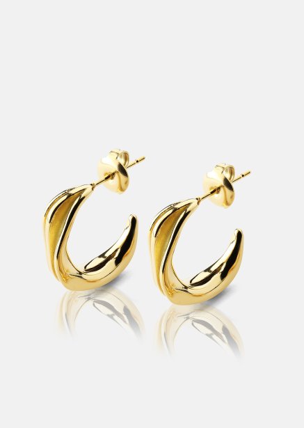 Ohrringe Gleaming Flow - 18k Vergoldet