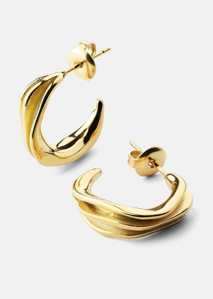 Ohrringe Gleaming Flow - 18k Vergoldet