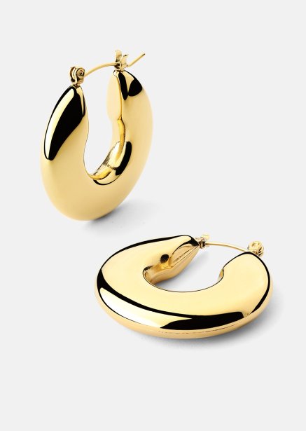 Ohrring Luna Bold Hoops - 18k Vergoldet