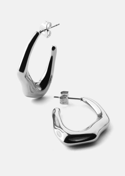 Ohrring Bold Drops - Versilbert