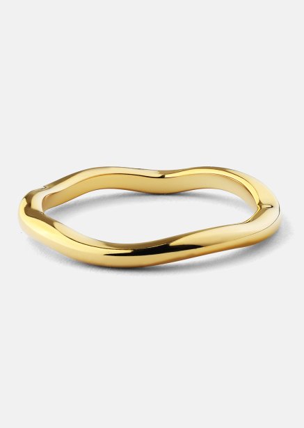 Ring Wave Gold- 18k vergoldet