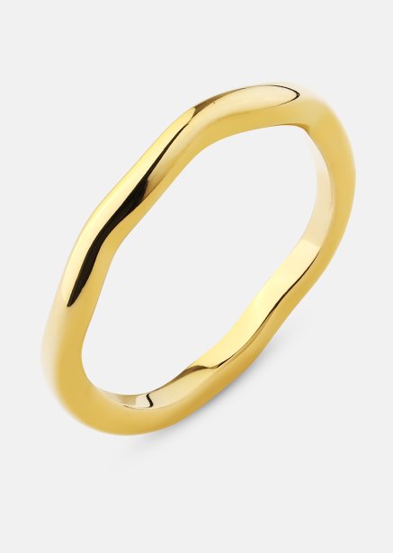 Ring Wave Gold- 18k vergoldet