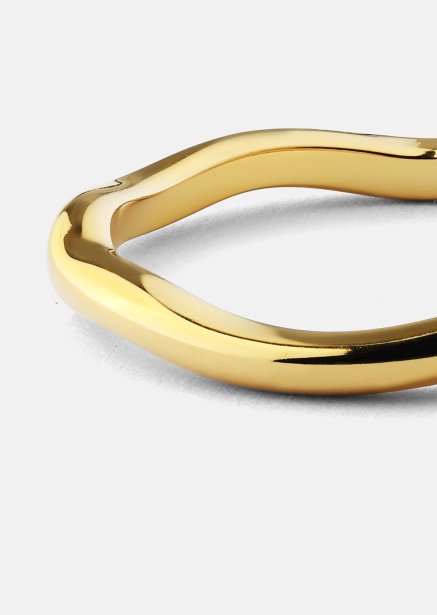 Ring Wave Gold- 18k vergoldet