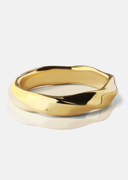 Ring Swirl - 18k vergoldet