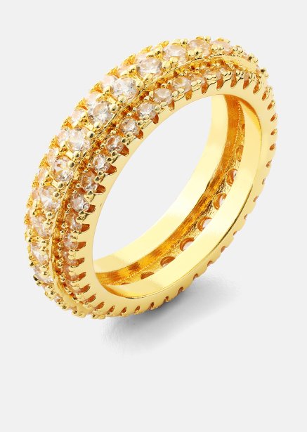 Ring Crystal Shimmer - 18k vergoldet