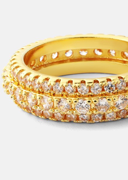 Ring Crystal Shimmer - 18k vergoldet