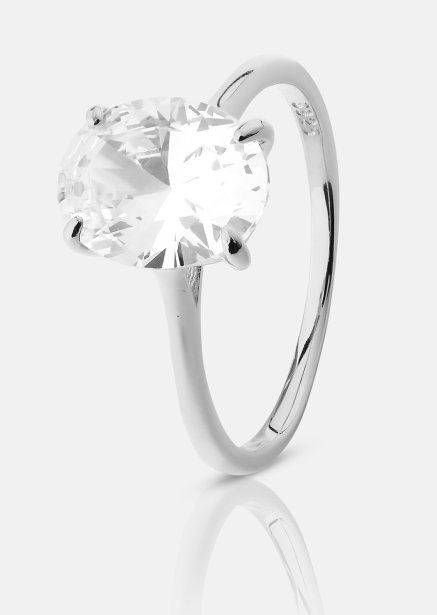 Ring Clarity - Versilbert