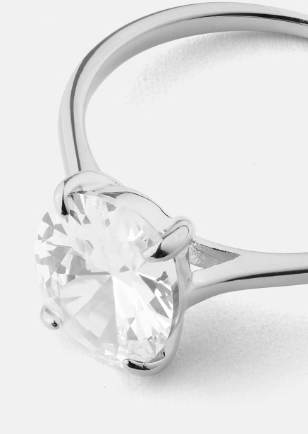 Ring Clarity - Versilbert