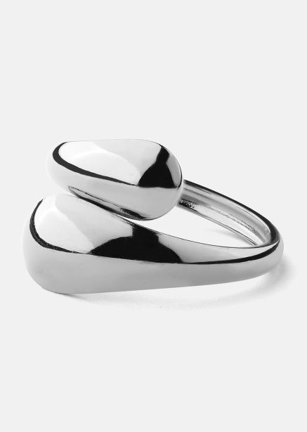 Ring Bold Drops - Versilbert