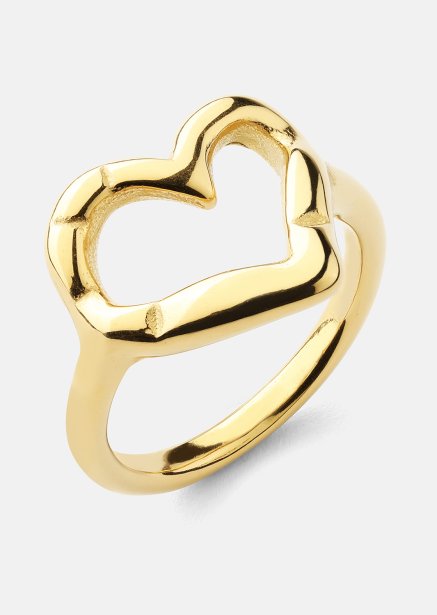 Ring Heartbeat - 18k Vergoldet