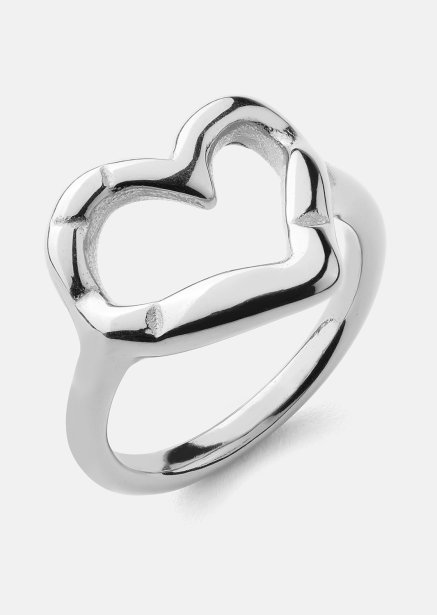 Ring Heartbeat - Versilbert