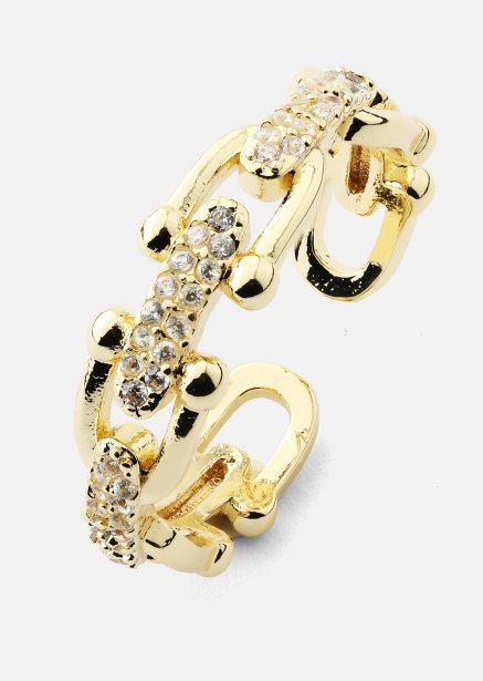 Ring Link Luxe - 18k Vergoldet