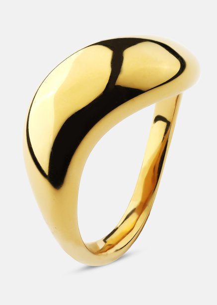 Ring Soft Curve - 18k Vergoldet