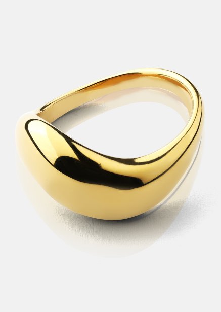 Ring Soft Curve - 18k Vergoldet