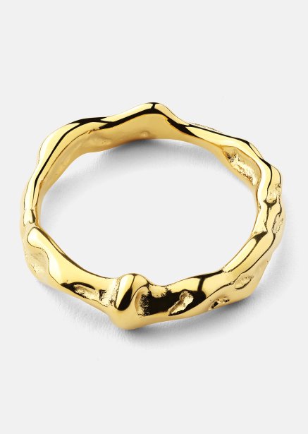 Ondula Ring - 18k Vergoldet