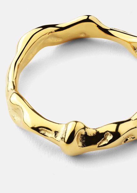 Ondula Ring - 18k Vergoldet