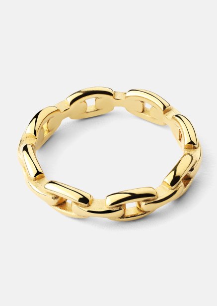Ring Bold Chain - 18K Vergoldet