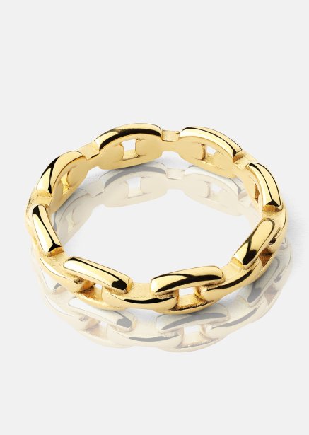 Ring Bold Chain - 18K Vergoldet