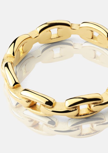 Ring Bold Chain - 18K Vergoldet