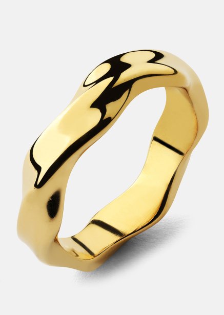 Ring Flow - 18k Vergoldet