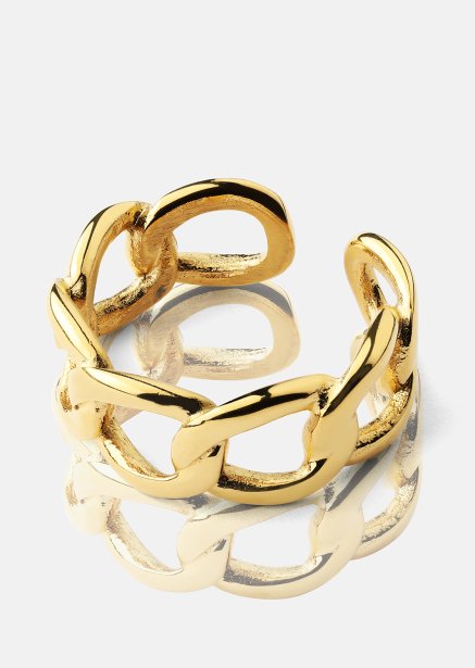 Ring Bold Chain - 18K Vergoldet