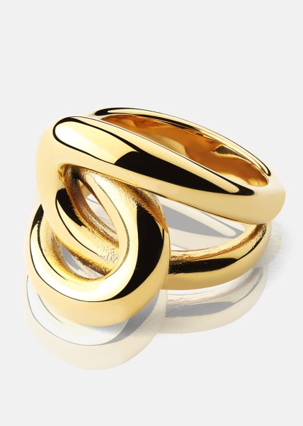 Ring Infinity Knot - 18k Vergoldet