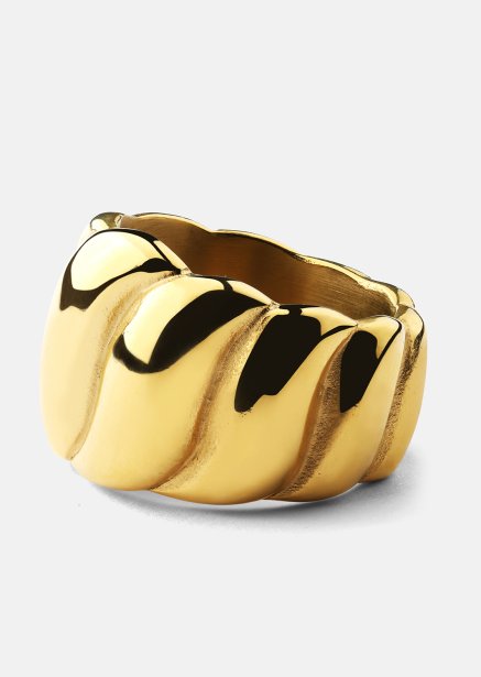 Ring Bold Wave - 18K Vergoldet