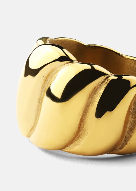 Ring Bold Wave - 18K Vergoldet