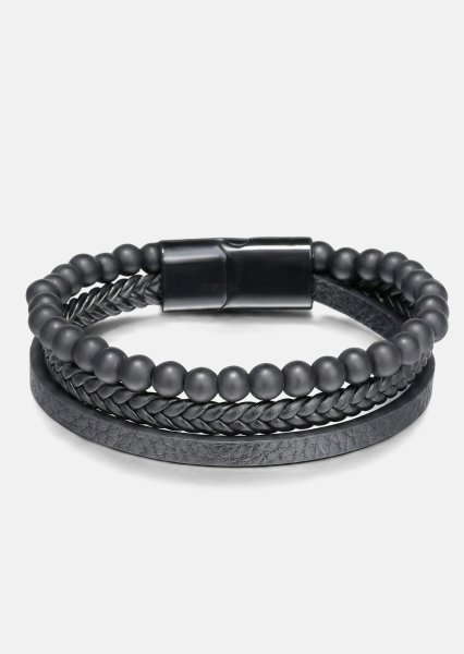 Lederarmband Raven Forge