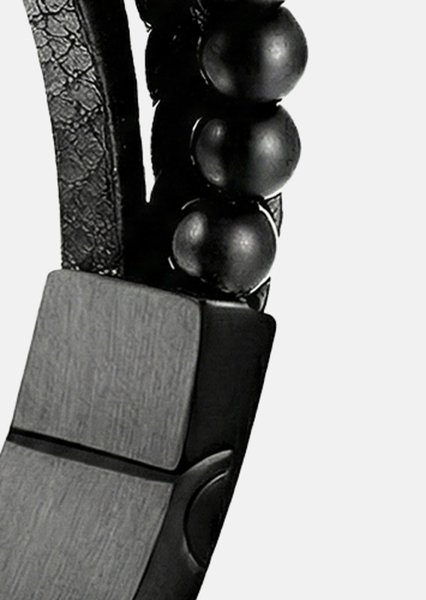 Lederarmband Noble Noir
