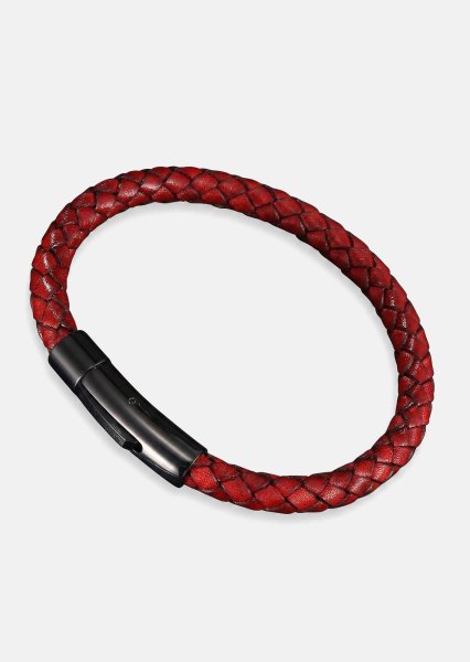 Lederarmband Crimson Twine