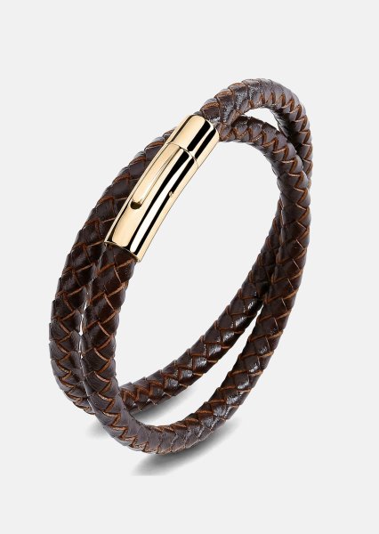 Lederarmband Virtue Weave