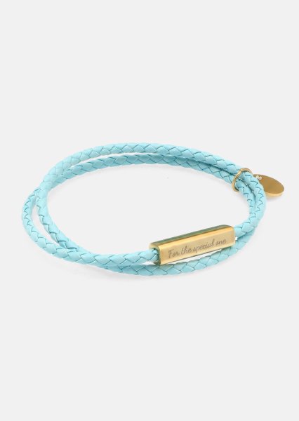 Lederarmband Azure Charm