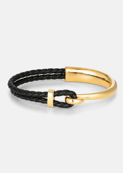 Lederarmband Cinder Crest