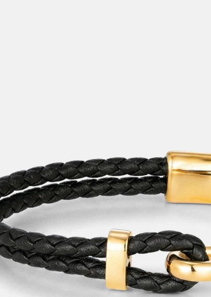 Lederarmband Cinder Crest