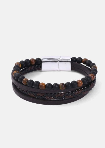 Lederarmband Titan Crest