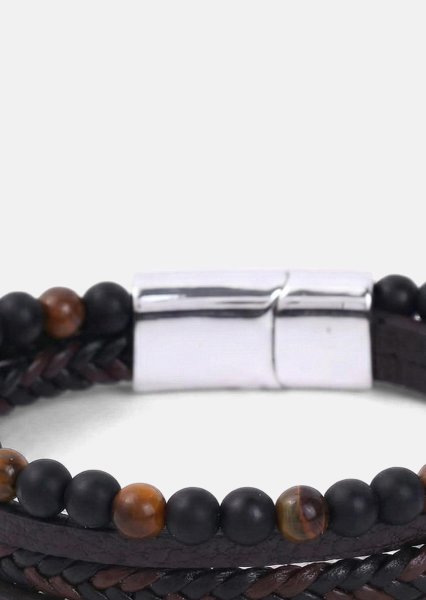 Lederarmband Titan Crest
