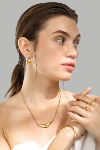Ring Flow - 18k vergoldet